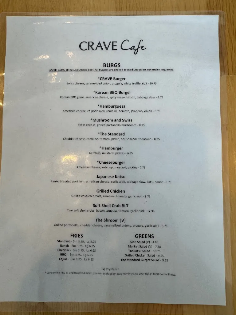 Menu_Crave Cafe_Shorewood, WI_image_old_2