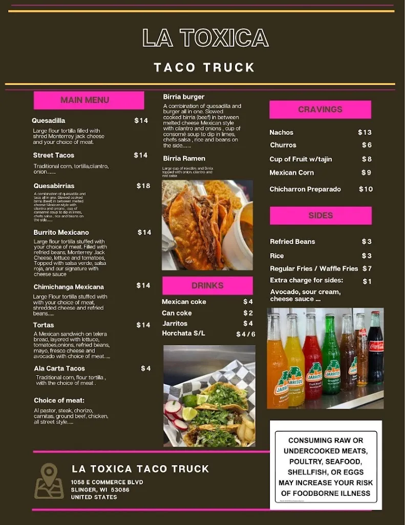 Menu_Polanco Mexican Restaurant and Cantina_Slinger, WI_image_old_1