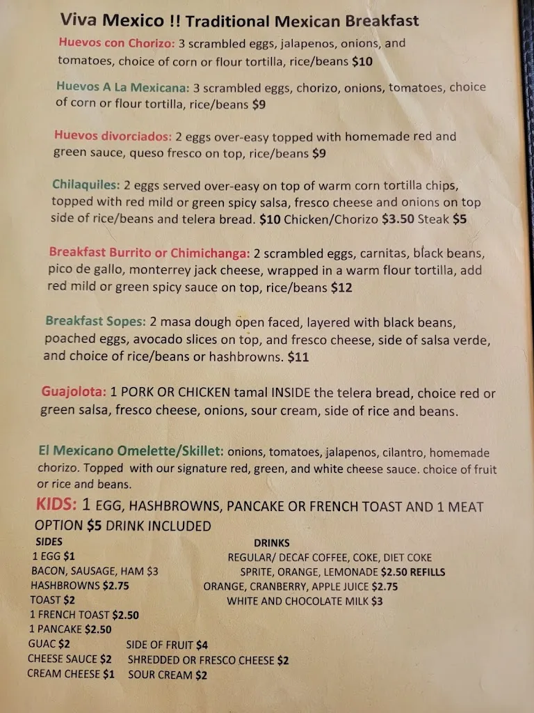 Menu_Polanco Mexican Restaurant and Cantina_Slinger, WI_image_old_2
