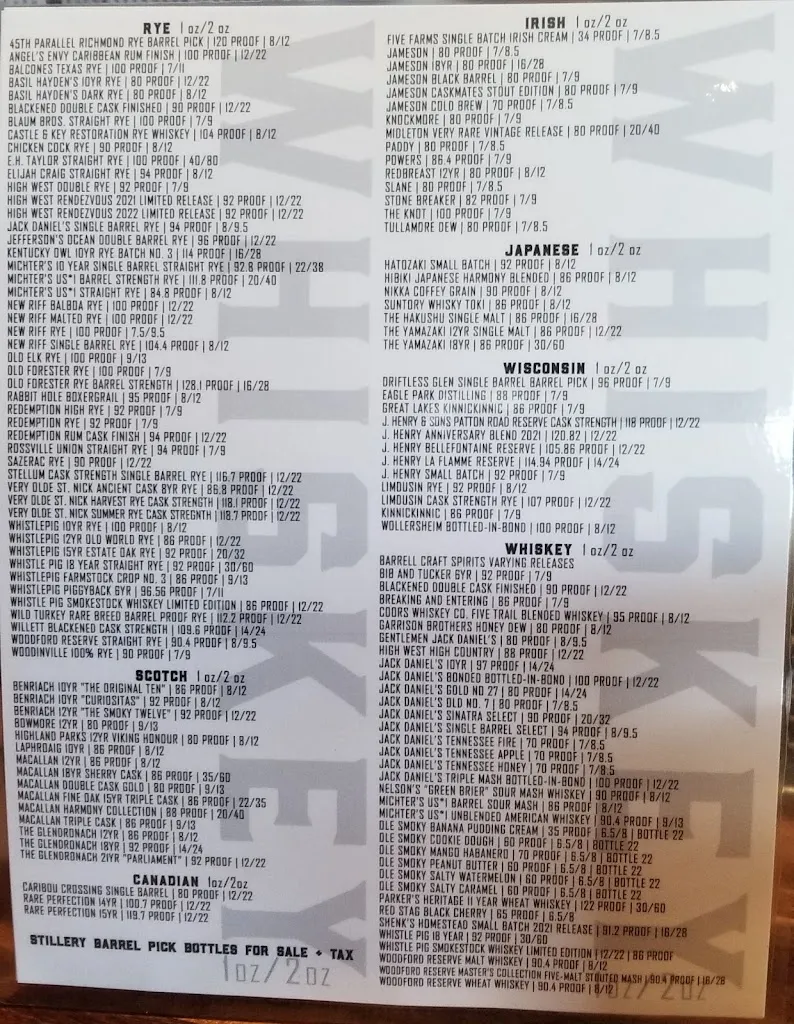 Menu_The Stillery - Richfield_Richfield, WI_image_old_3