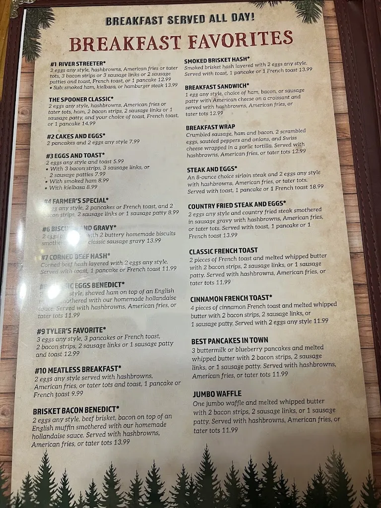 Menu_Riverstreet Family Restaurant_Spooner, WI_image_old_3