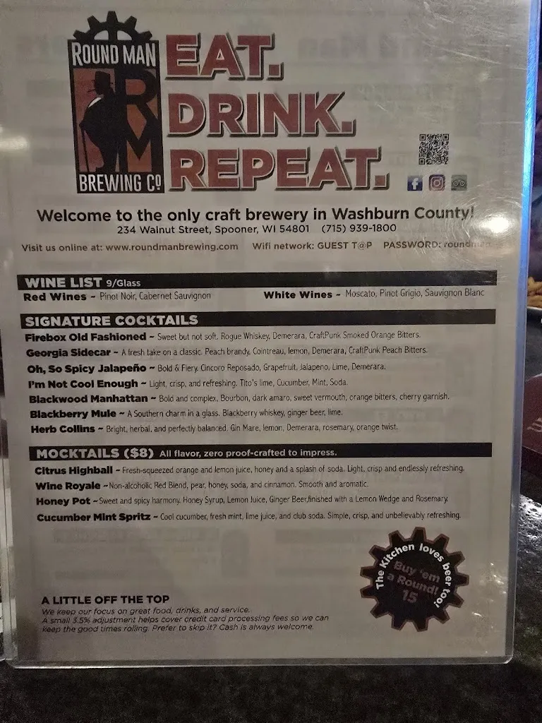 Menu_Round Man Brewing Co._Spooner, WI_image_old_2