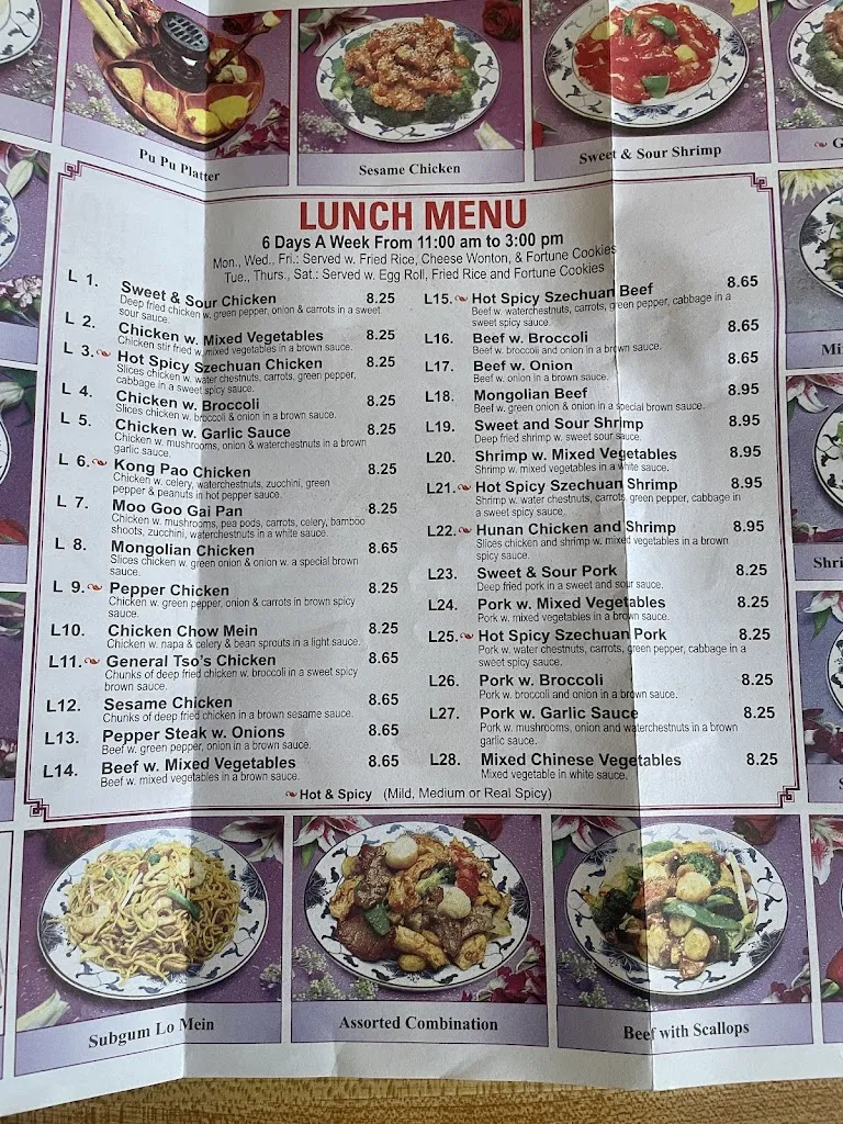 Menu_China House_Spooner, WI_image_old_1