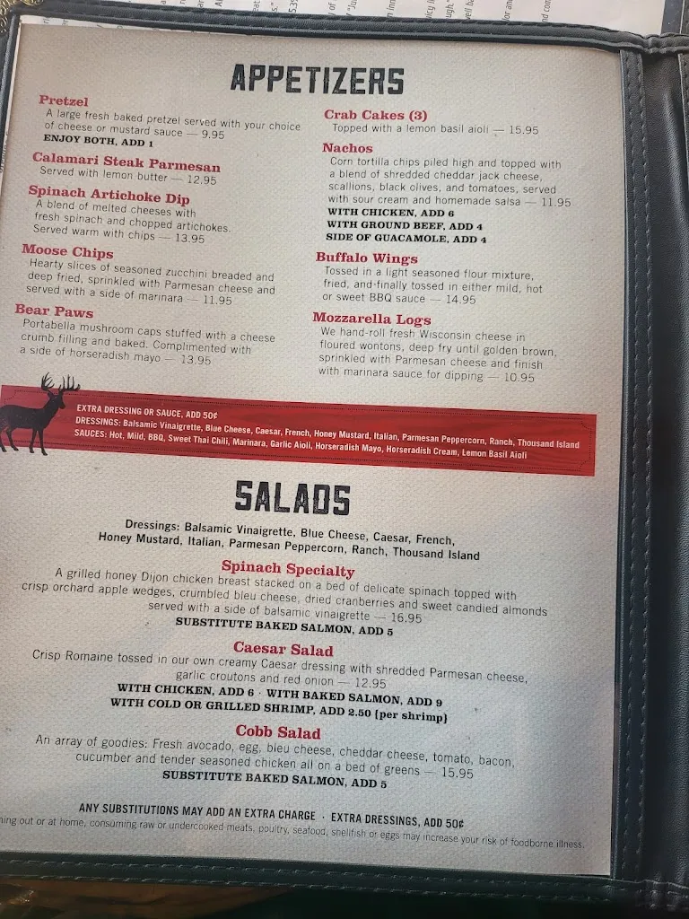 Menu_Remington's River Inn_Thiensville, WI_image_old_3