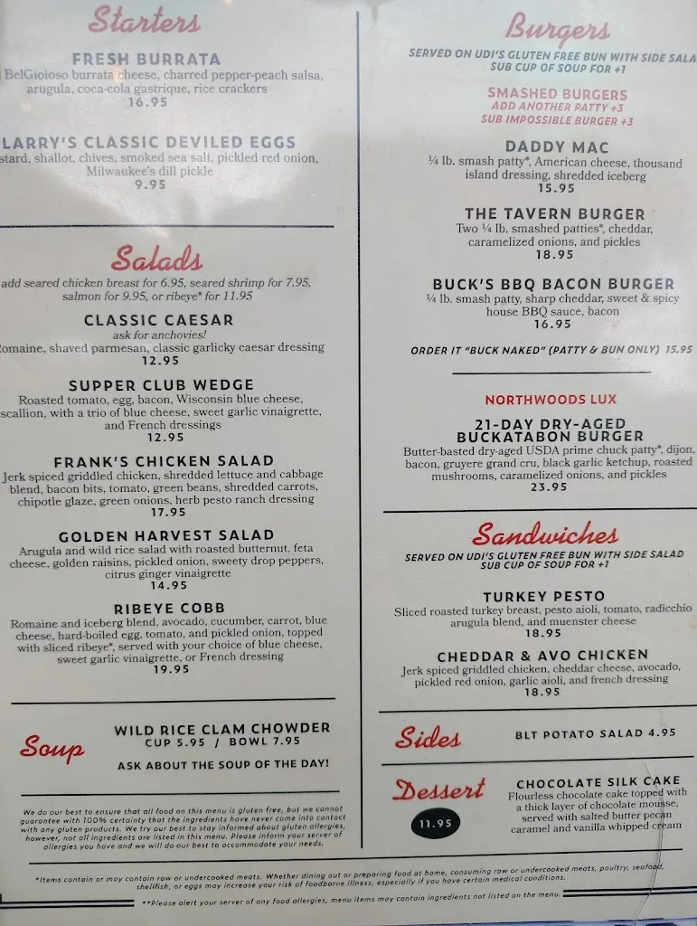 Menu_Buckatabon Tavern & Supper Club_Wauwatosa, WI_image_old_3