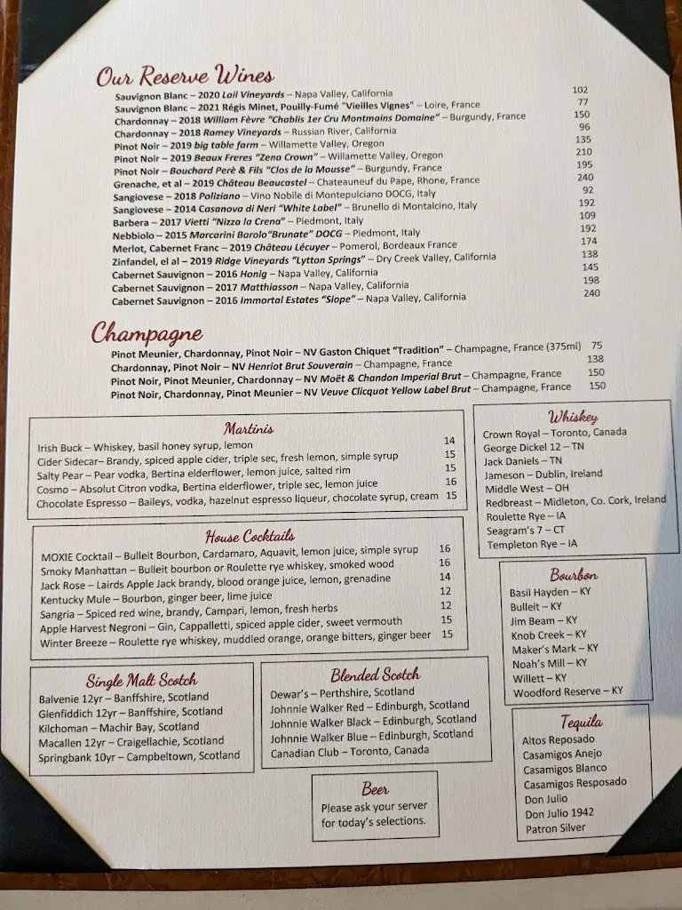 Menu_MOXIE Food + Drink_Whitefish Bay, WI_image_old_2