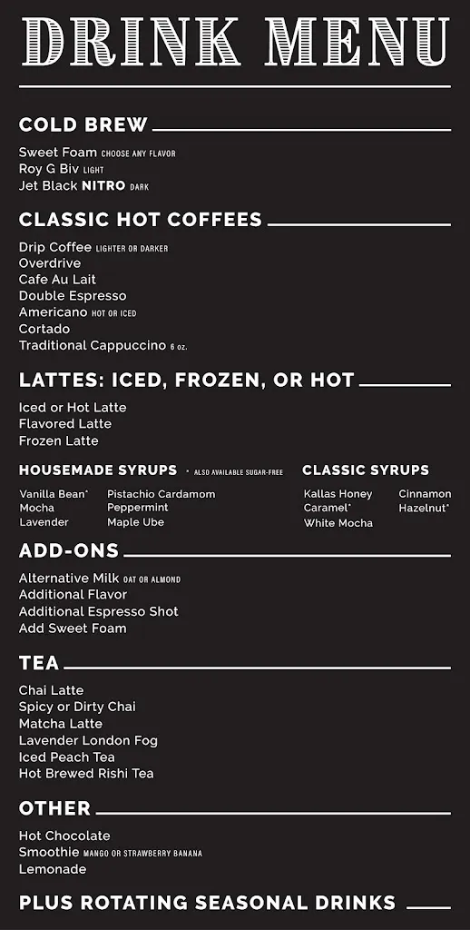 Menu_Stone Creek Coffee - Whitefish Bay Cafe & Kitchen_Whitefish Bay, WI_image_old_1