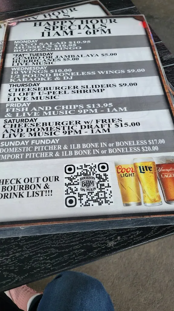 Menu_Bourbon On Main_New Port Richey, FL_image_old_3