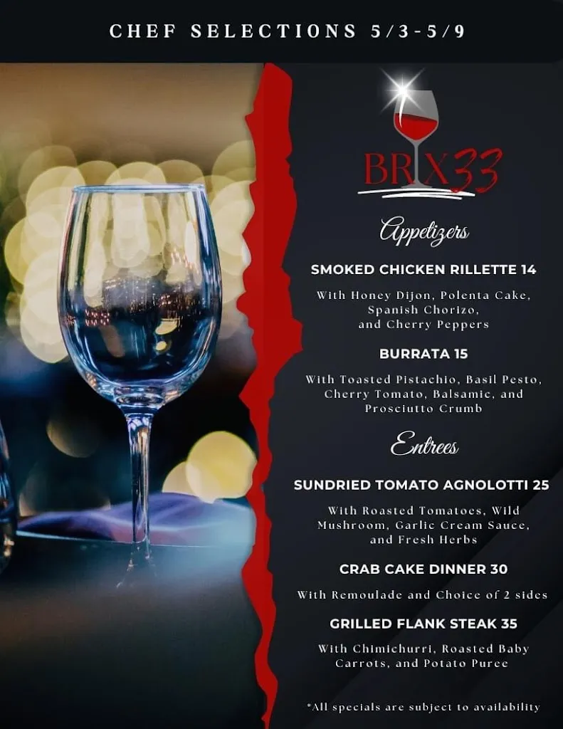 Menu_Brix Bistro_New Port Richey, FL_image_old_1