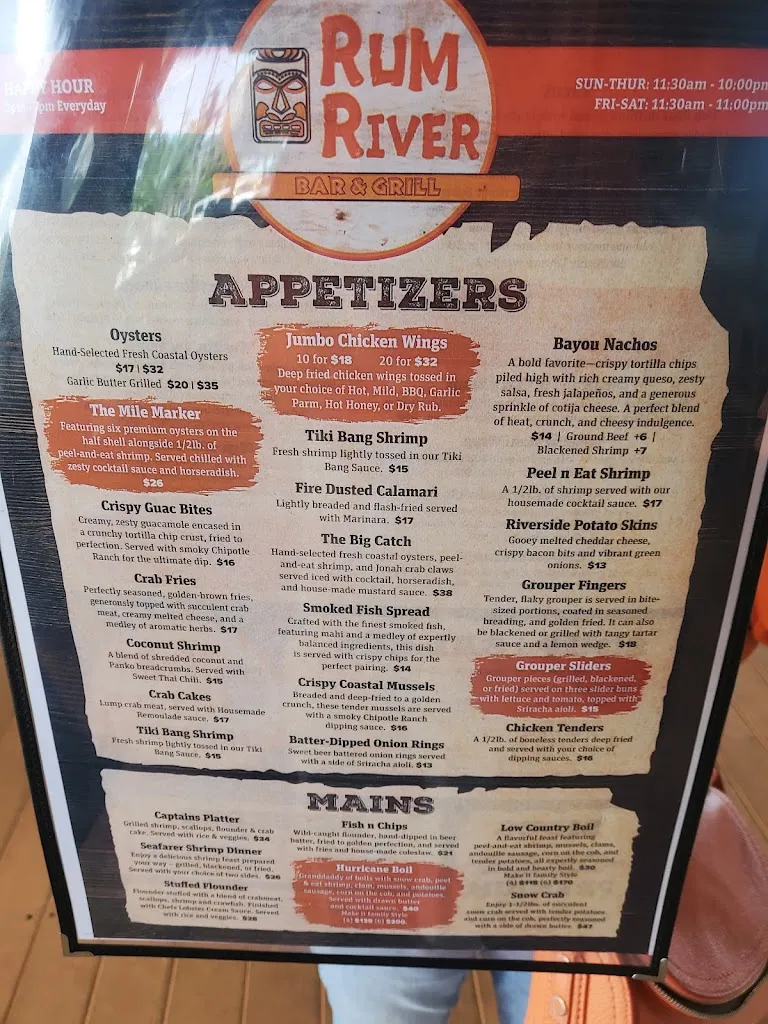 Menu_Rum River Bar & Grille_Port Richey, FL_image_old_2