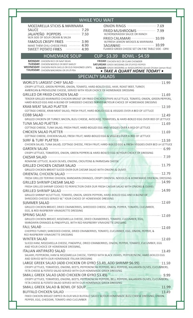Menu_Central Park Family Restaurant_New Port Richey, FL_image_old_1