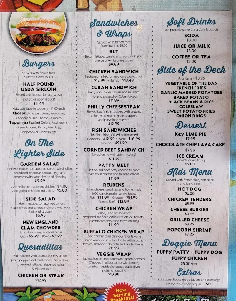 Menu_Crab Shack_Port Richey, FL_image_old_2