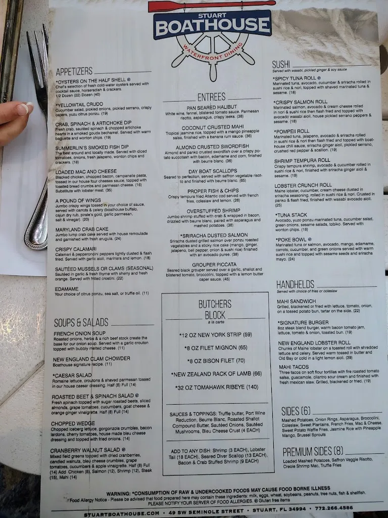 Menu_BOATHOUSE_Stuart, FL_image_old_1