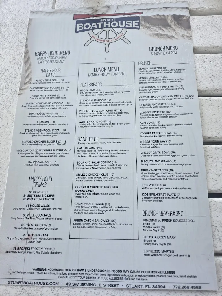 Menu_BOATHOUSE_Stuart, FL_image_old_2