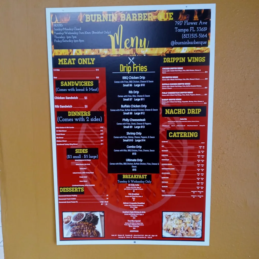 Menu_Burnin' Barber-Que & More_Tampa, FL_image_old_3