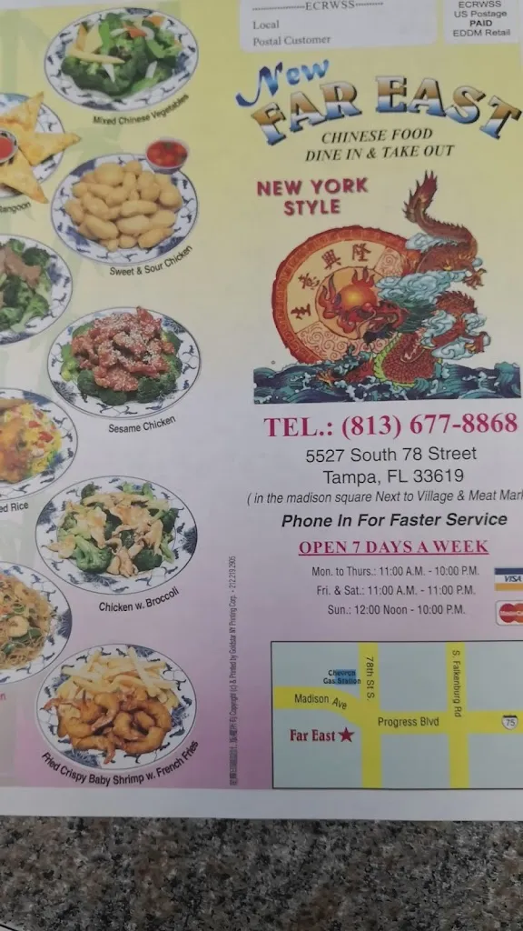 Menu_New Far East Restaurant_Tampa, FL_image_old_2