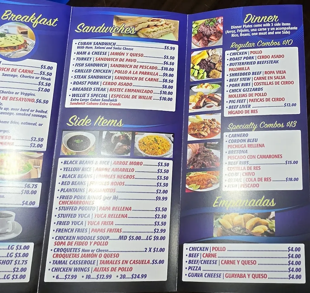 Menu_Kiki's Restaurant & Lounge_Tampa, FL_image_old_1
