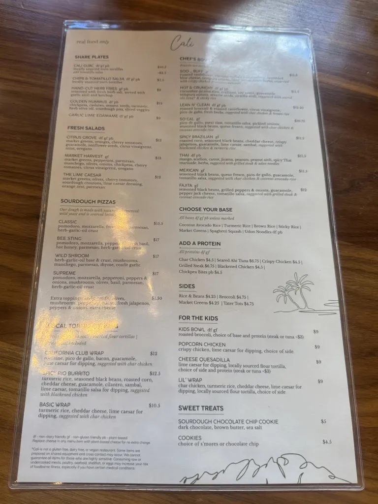 Menu_CALI - Brandon_Riverview, FL_image_old_2