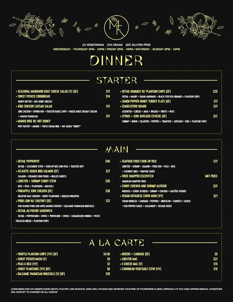 Menu_Madame Fortune Dessert + HiFi Parlour_Tampa, FL_image_old_2
