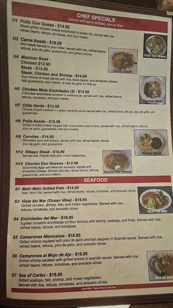 Menu_Coyote Rojo #4_Spring Hill, FL_image_old_2