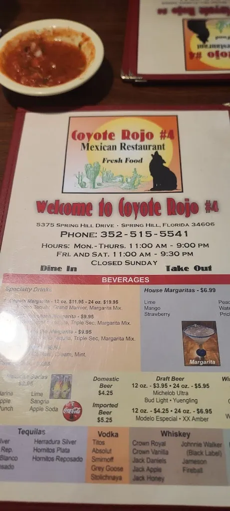 Sandra Ortiz Yang_Coyote Rojo #4_Spring Hill, FL_review