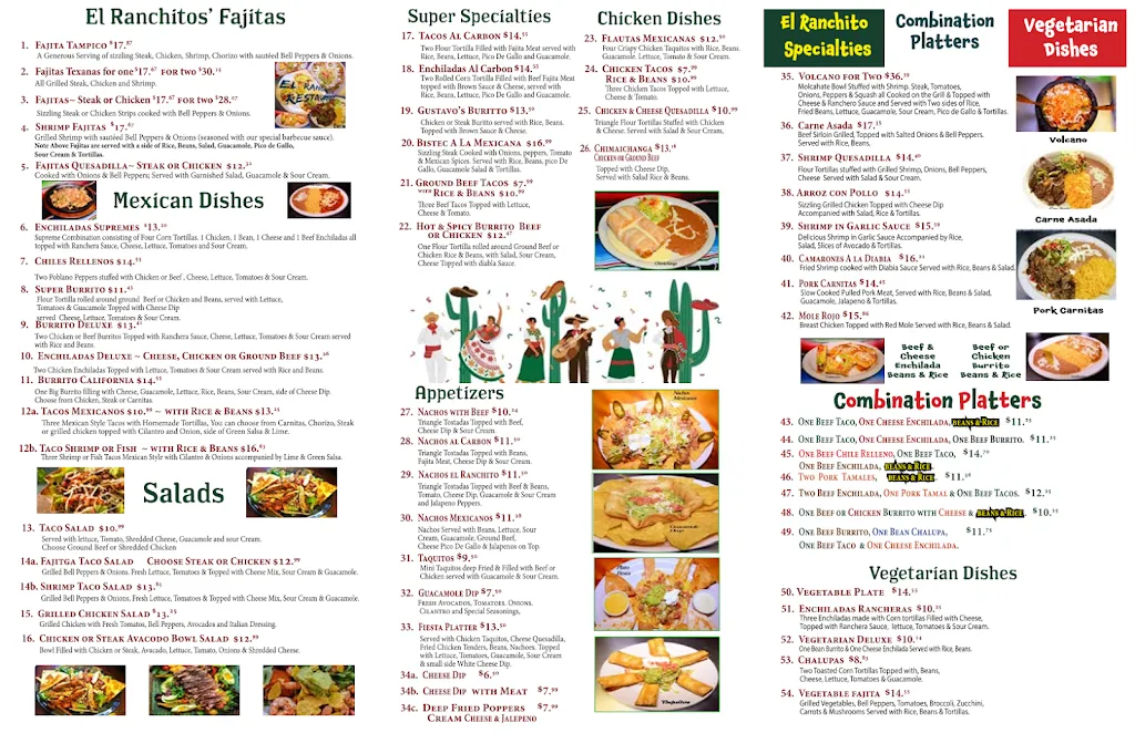 Menu_El Ranchito_Spring Hill, FL_image_old_1