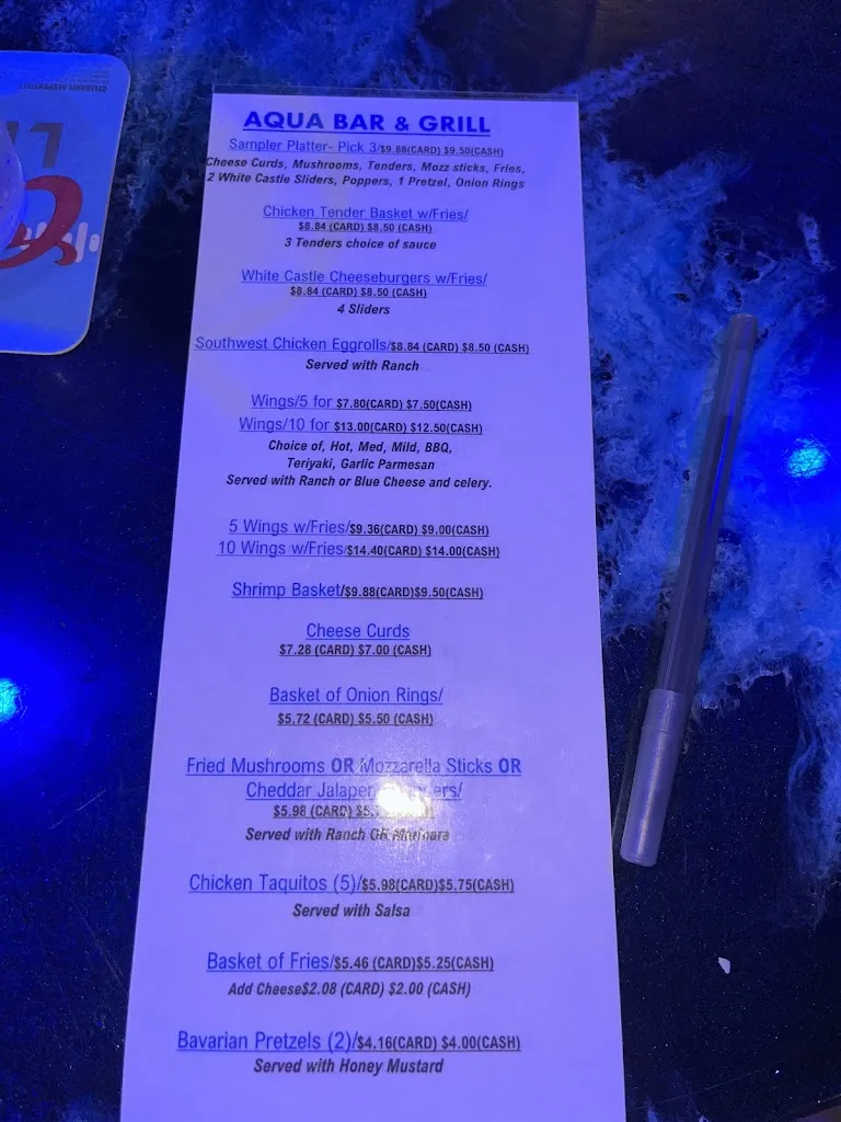 Menu_Aqua Bar & Grill_Spring Hill, FL_image_old_2