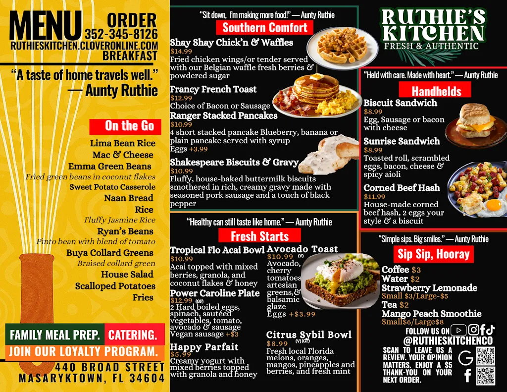 Menu_Ruthie's Kitchen_Masaryktown, FL_image_old_3