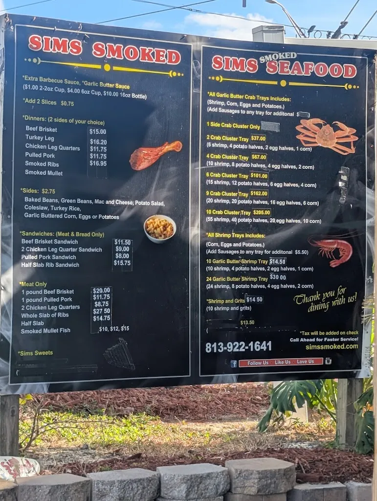 Menu_Sims Smoked_6002 County Rd 579, Seffner_image_old_1