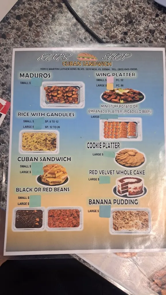 Menu_Kims Cuban sandwich Shop_Seffner, FL_image_old_2