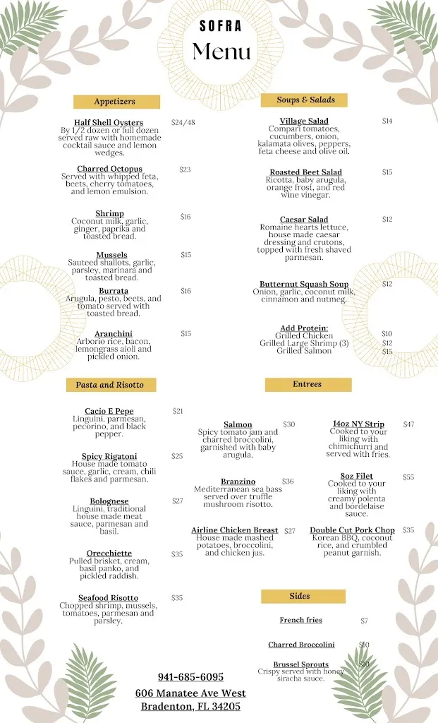 Menu_Sofra Kitchen Bar & Bistro_Bradenton, FL_image_old_3