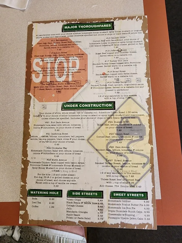 Menu_Main Street Eatery_Brooksville, FL_image_old_2