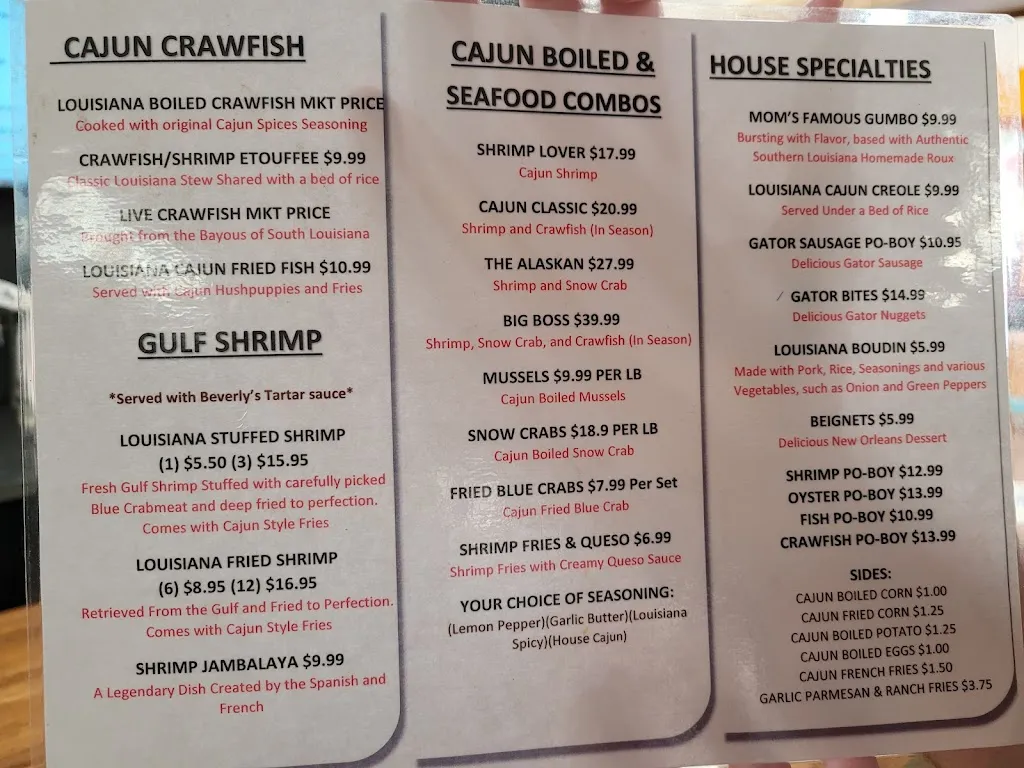 Menu_A Taste of New Orleans_Brooksville, FL_image_old_3