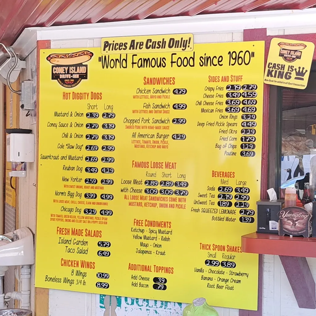 Menu_Coney Island Drive Inn_Brooksville, FL_image_old_2