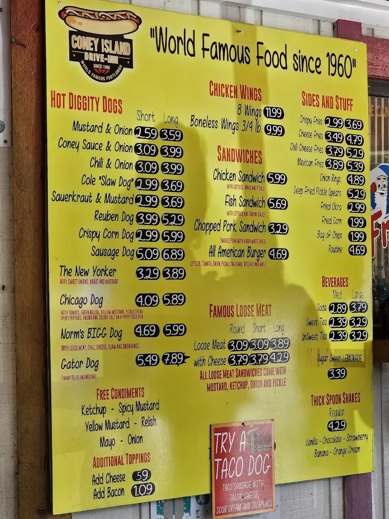 Menu_Coney Island Drive Inn_Brooksville, FL_image_old_3