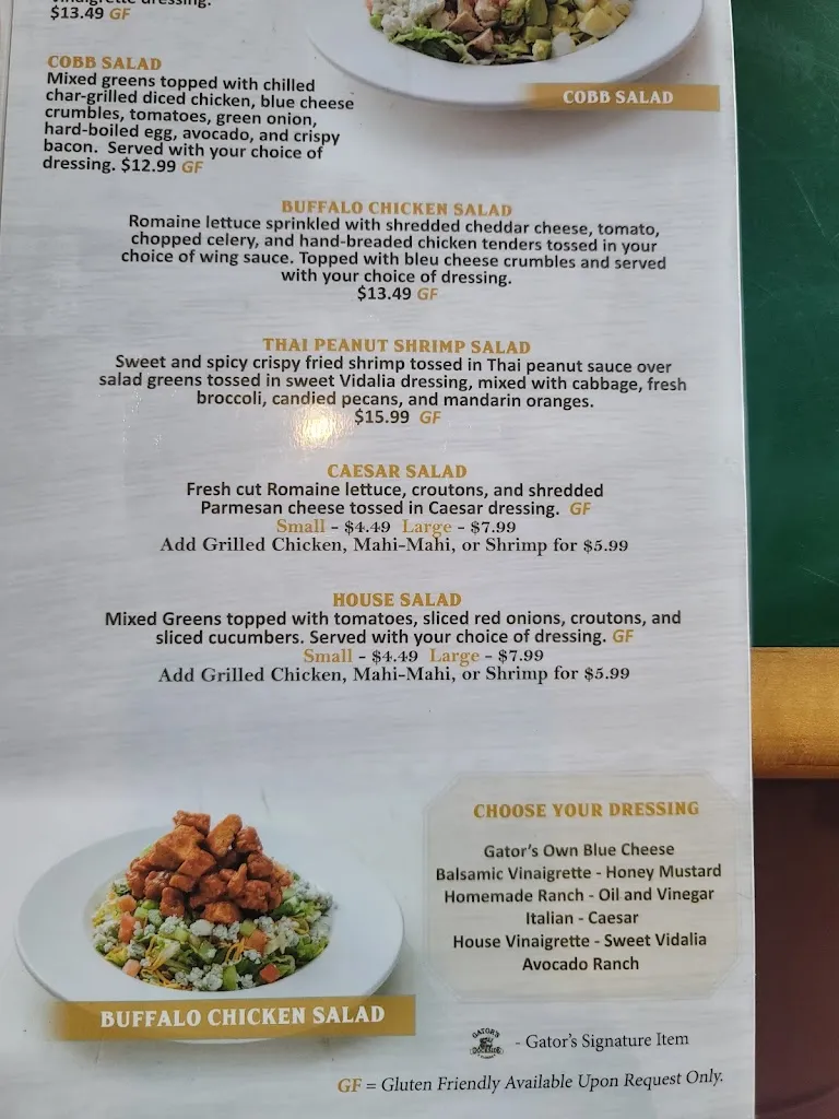 Menu_Gator's Dockside Spring Hill_Spring Hill, FL_image_old_2