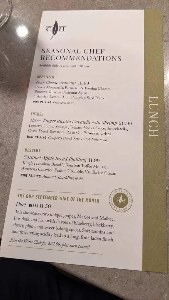 Menu_Cooper’s Hawk Winery & Restaurant_Springfield, IL_image_old_3
