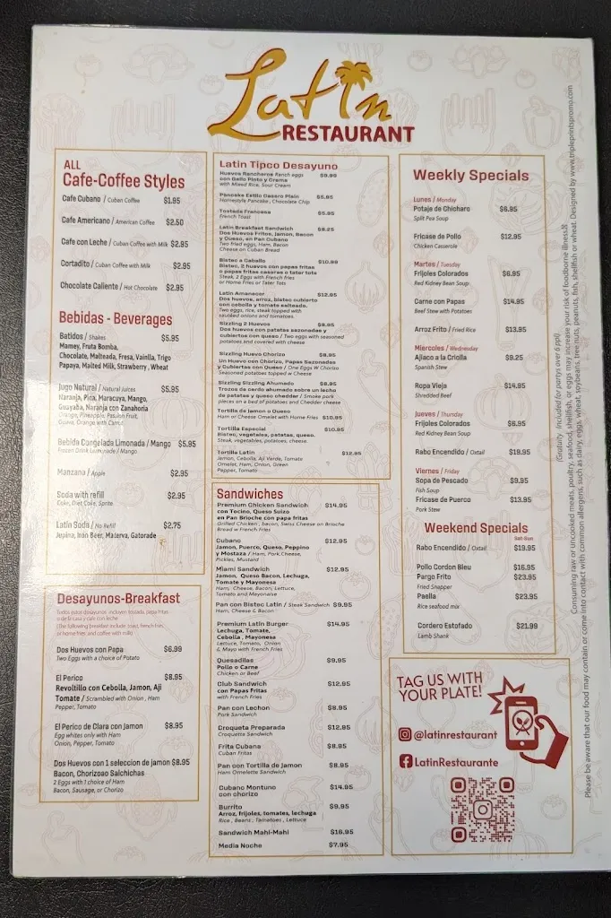 Menu_Latin Restaurant_Miami, FL_image_old_2