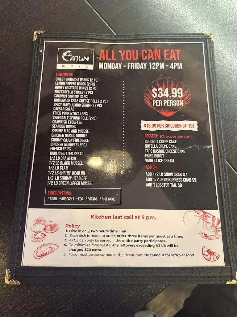 Menu_Cajun Boil Flagler St_Miami, FL_image_old_1