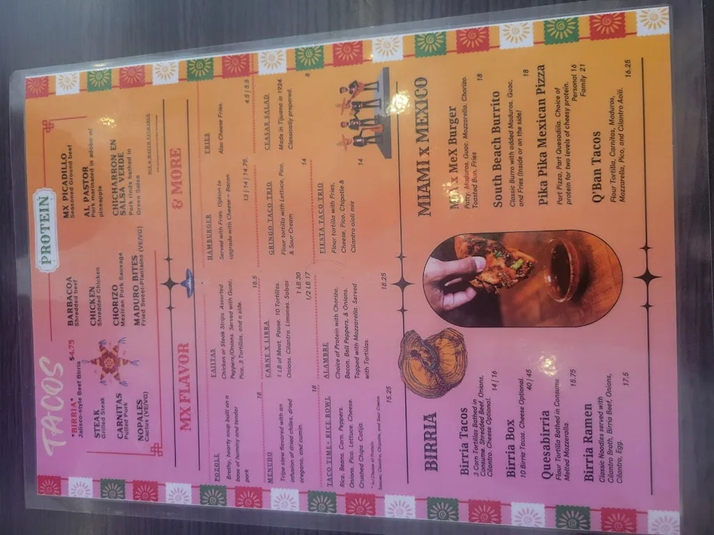 Menu_Taco Time and More_Miami, FL_image_old_2