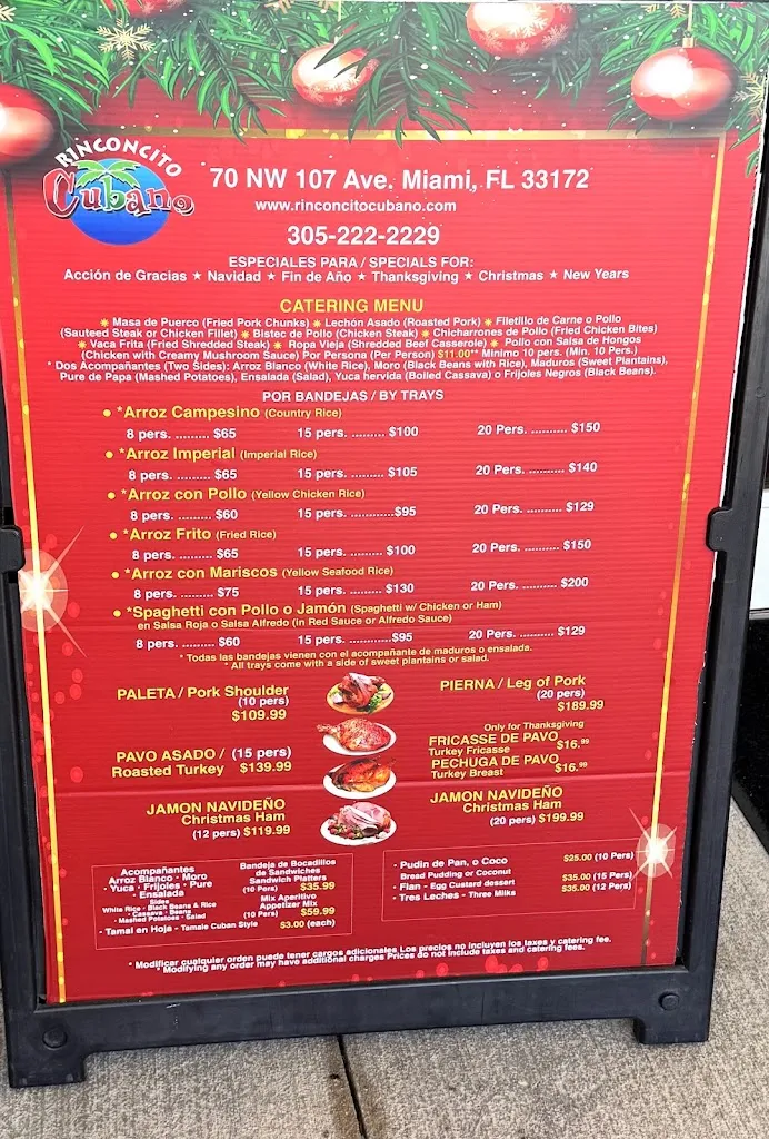 Menu_Rinconcito Cubano_Miami, FL_image_old_2