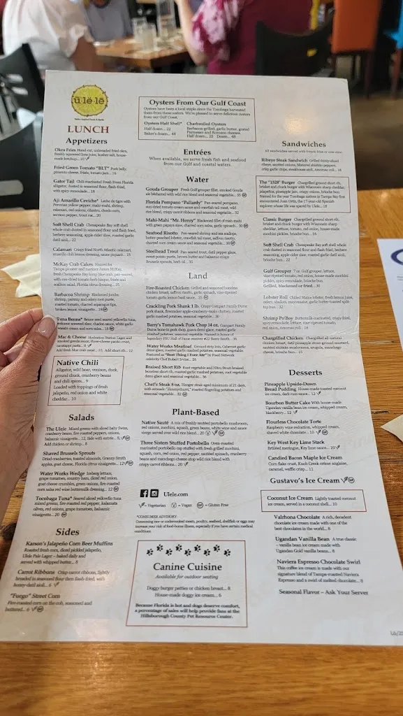 Menu_Ulele_Tampa, FL_image_old_1