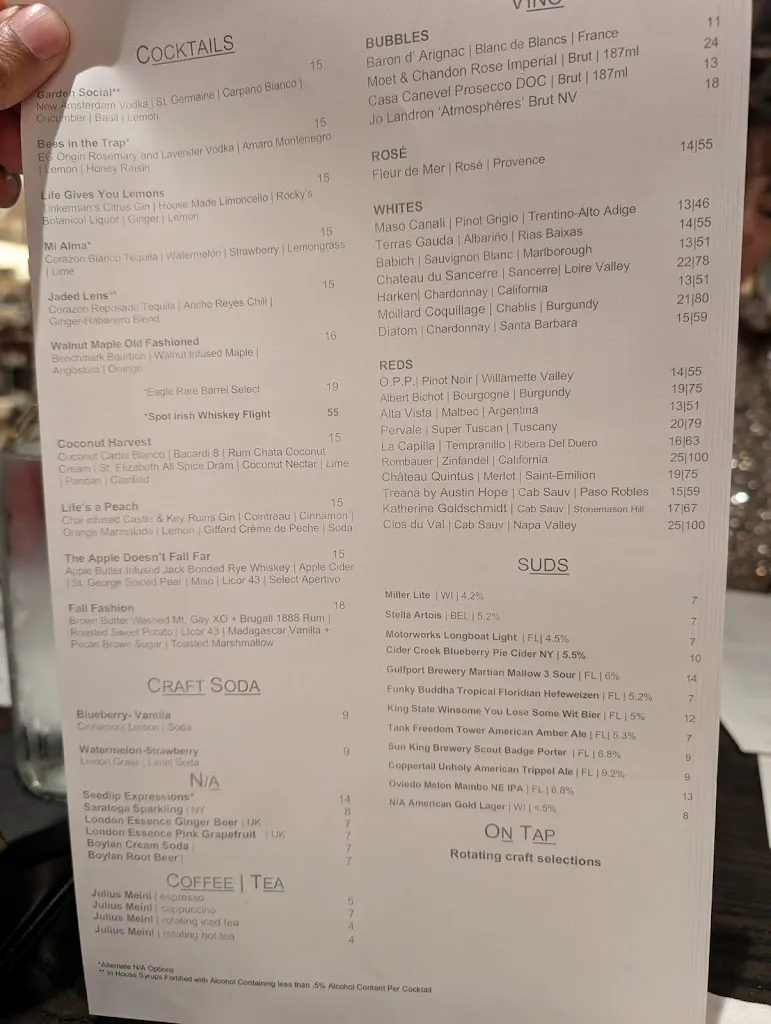 Menu_On Swann_Tampa, FL_image_old_2