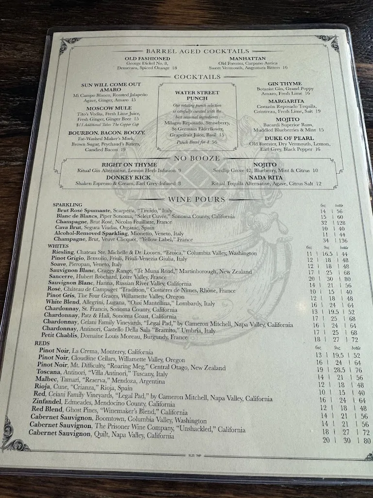 Menu_The Pearl Tampa_Tampa, FL_image_old_2