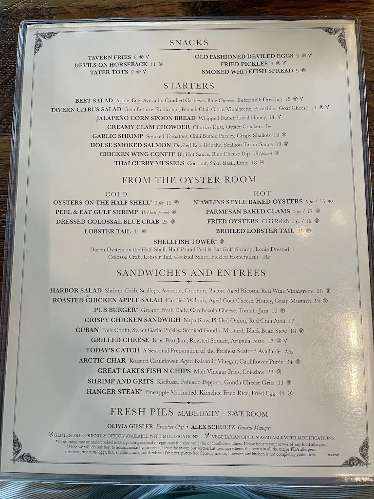 Menu_The Pearl Tampa_Tampa, FL_image_old_3