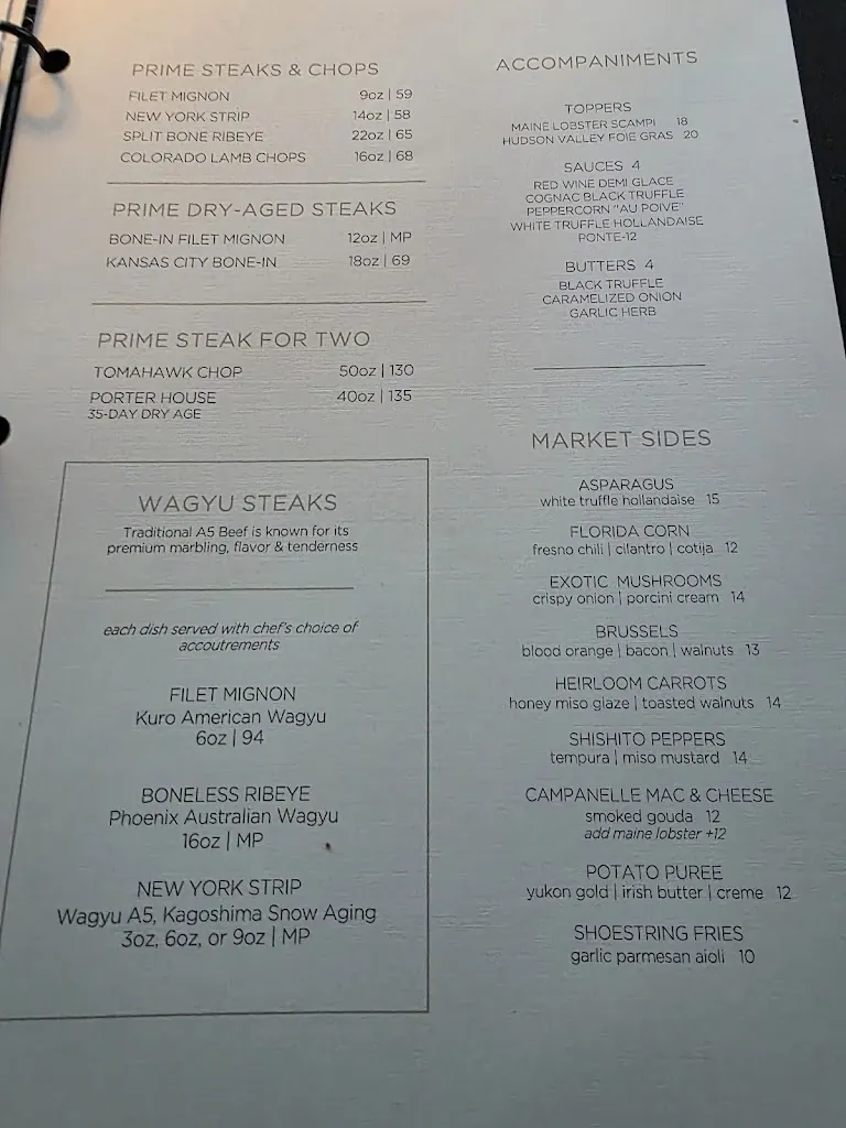 Menu_Ponte Modern American_Tampa, FL_image_old_1
