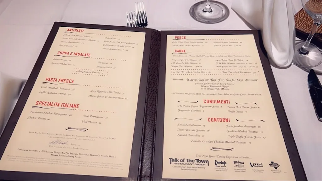 Menu_Vito’s Chop House_Orlando, FL_image_old_2