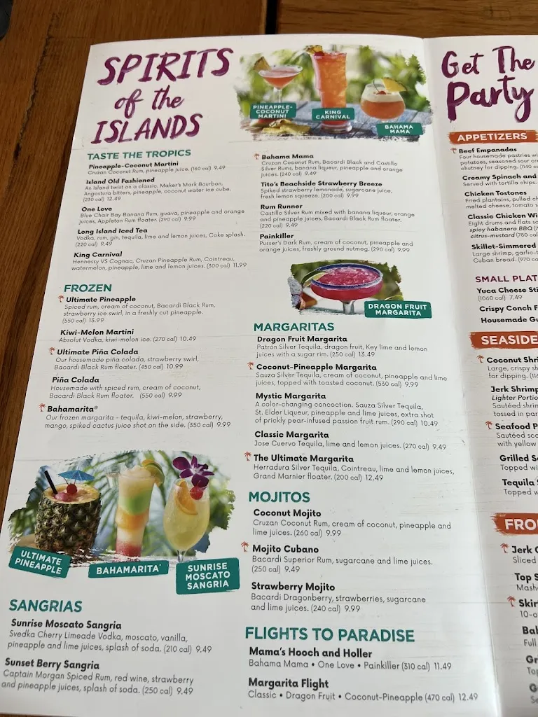 Menu_Bahama Breeze_Orlando, FL_image_old_3
