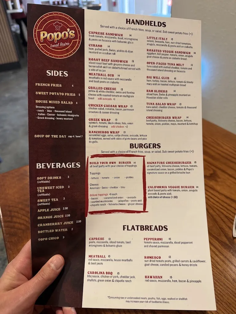 Menu_Popo's Local Bistro_Orlando, FL_image_old_3
