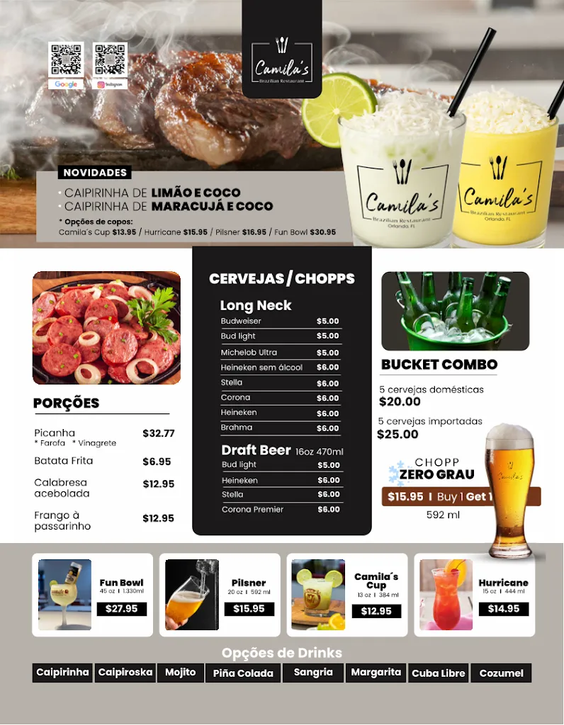 Menu_Camila’s Brazilian Restaurant – Orlando, FL_Orlando, FL_image_old_1